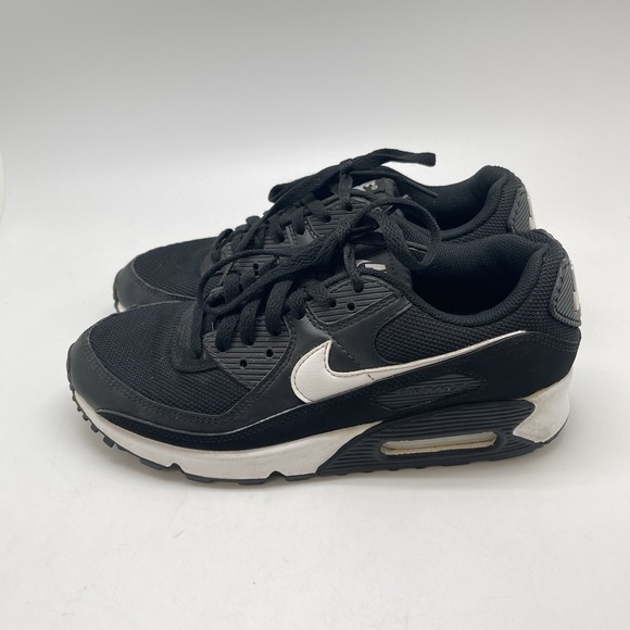 Nike Sneakers Womens 8.5 Air Max 90 Recraft CQ2560-001 Black Athletic‎ Shoes - Picture 3 of 10